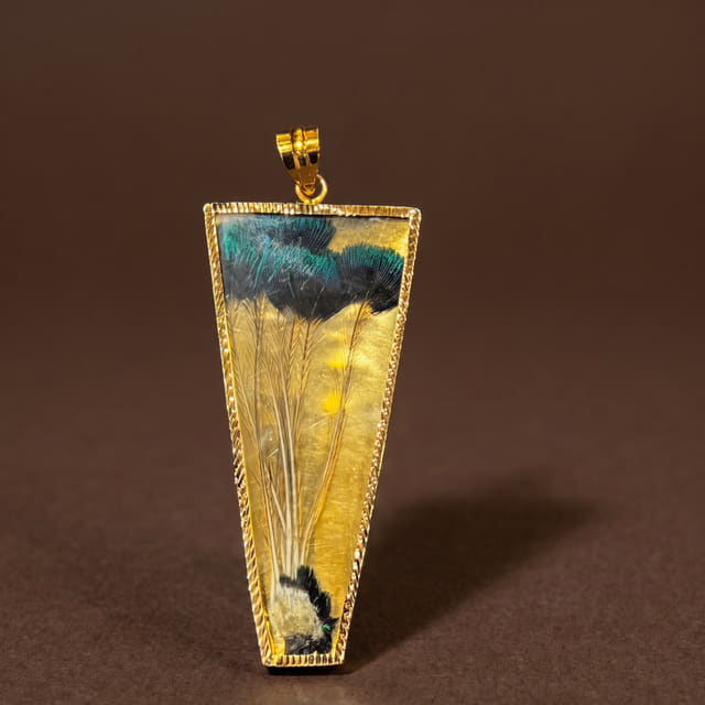Peacock Feather Pendant