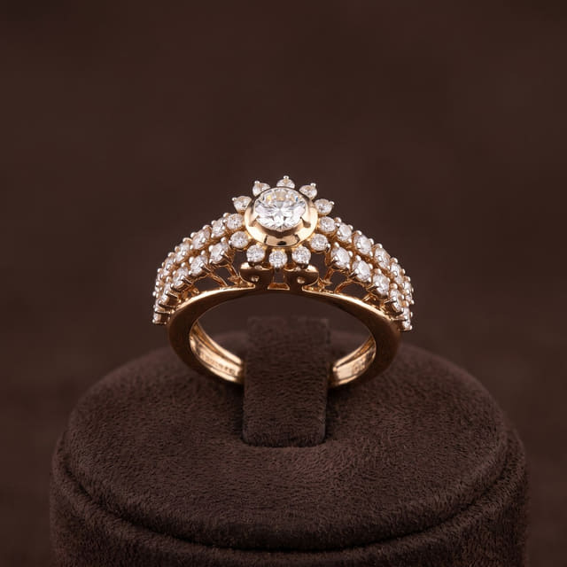 Crown Cluster Ring