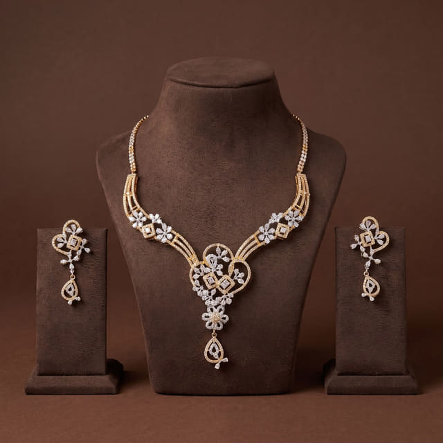 Diamond Floral Set
